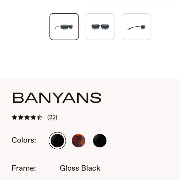 Mens Maui Jim Banyon rimless sunglasses. - Picture 6 of 6